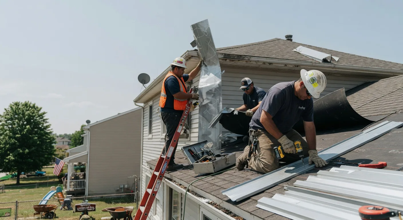 Storm Damage Metal Roof Repair in Sundance, WY